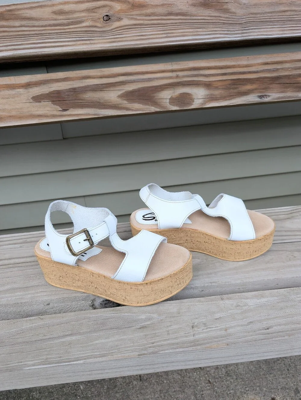 Sbicca Vintage Collection platform Sandals Size 40 (9)